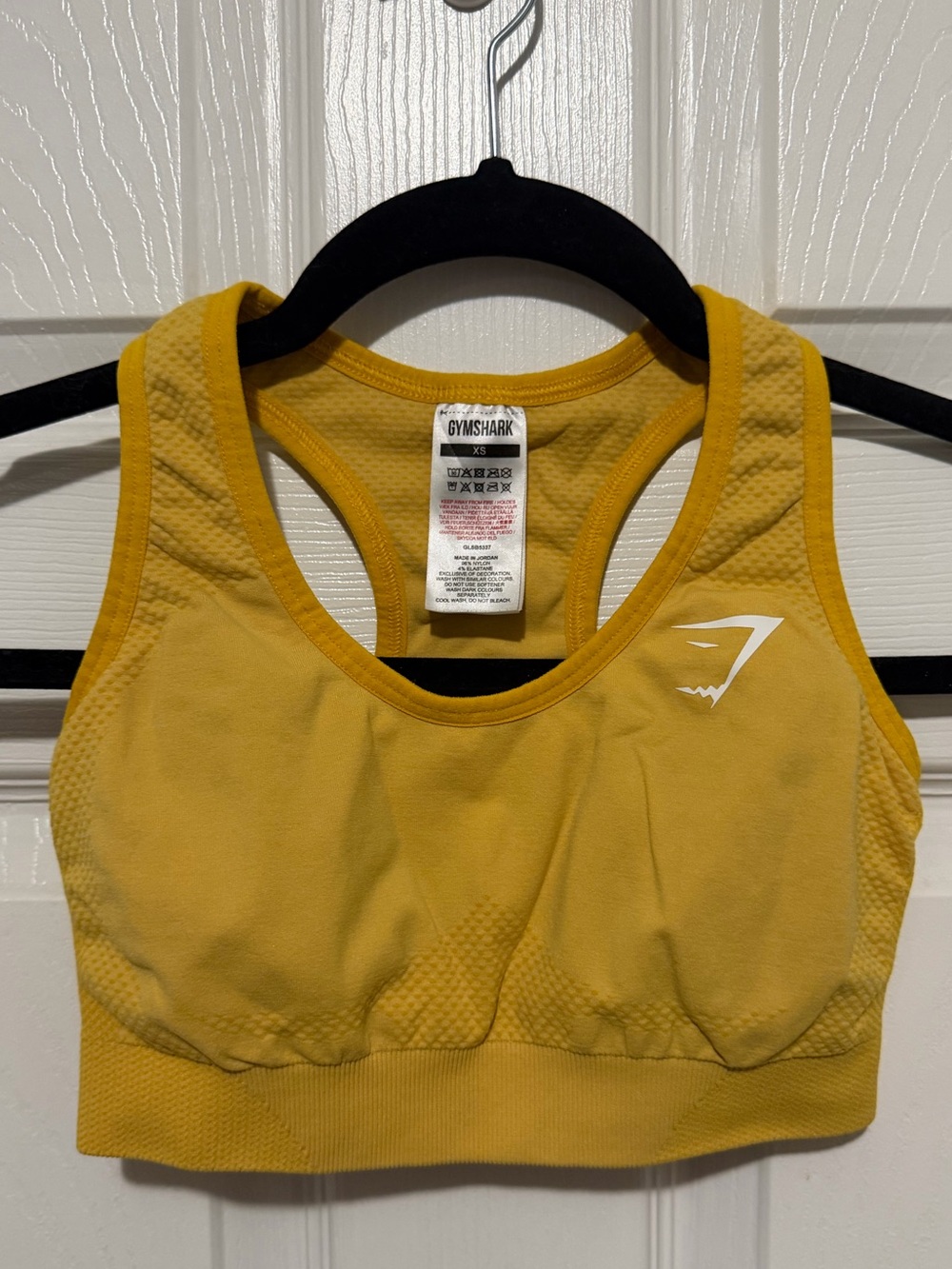 Gymshark Yellow Seamless Sports Bra